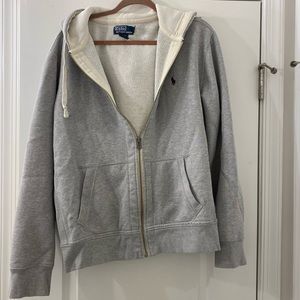 Polo zip up hoodie